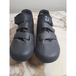 Bontrager Vostra Women's Cycling Shoes Sz 5.5 EU 37 Gray Black 551593 w/ Cleats